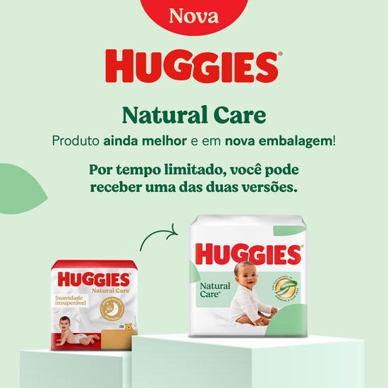 Huggies Fralda Descartável Premium Natural Care RN - 34 Un